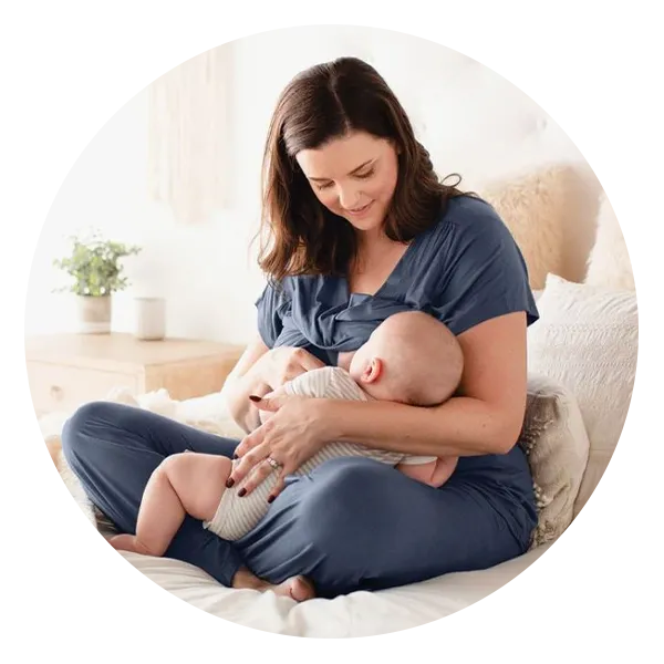 Image of Kindred Bravely Davy Nursing & Maternity Pajama Set