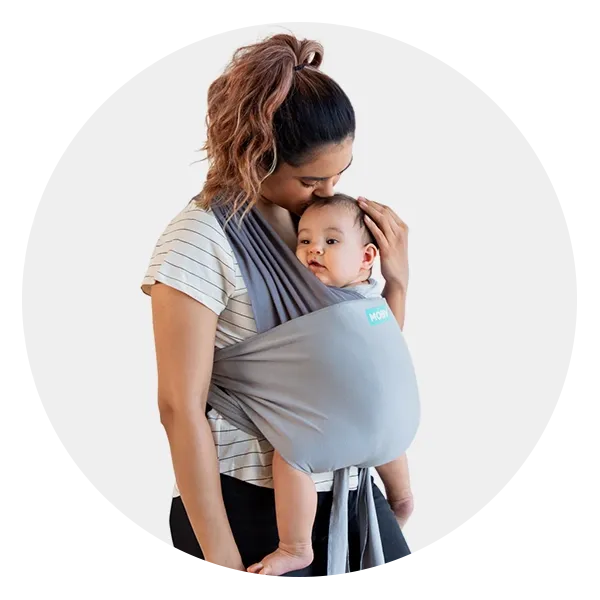 Image of Moby Wrap Easy-Wrap Baby Carrier