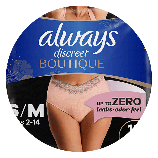 Image of Always Discreet Boutique Incontinence & Postpartum Underwear