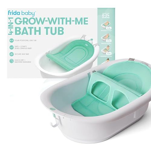 Image of Frida Baby 4-in-1 Grow-with-Me Baby Bathtub