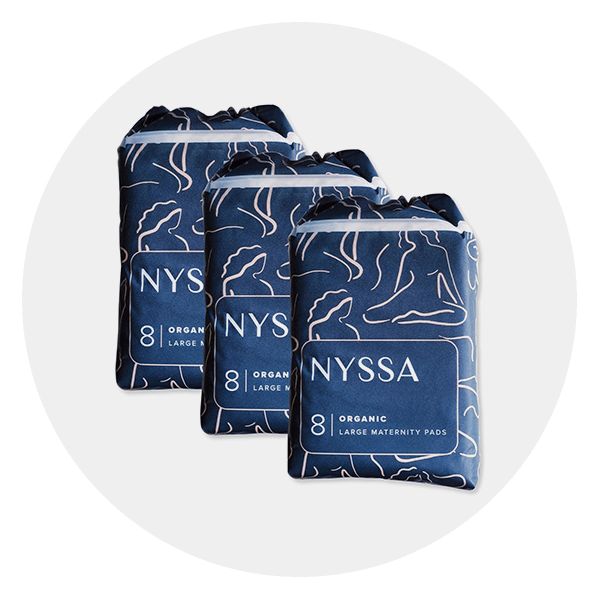 Image of Nyssa Extra-Long Organic Cotton Cover Postpartum Pads